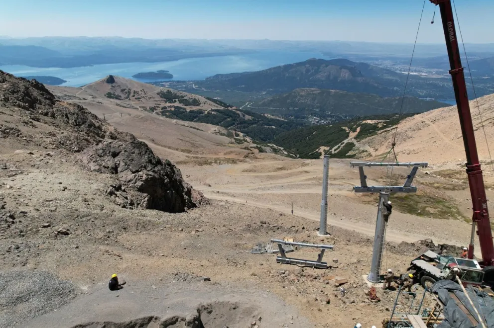 Avanzan las obras del masterplan en el cerro Catedral