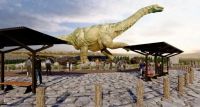 El Chocón se renueva y suma un parque "cretácico" con réplicas de los dinosaurios
