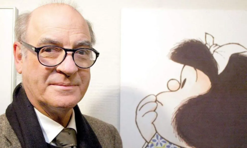Quino y Mafalda, entrañables para varias generaciones de todo el mundo.
